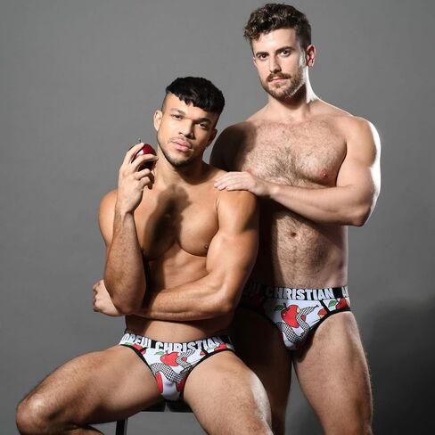 Andrew Christian Eden Brief w/ALMOST NAKED, Multi, Large in Saudi Arabia