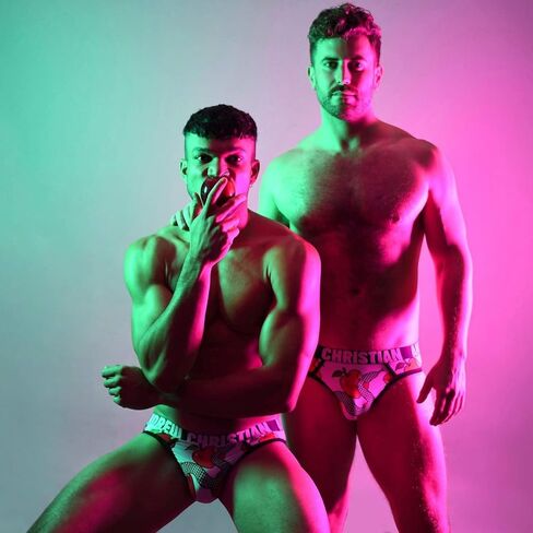 Andrew Christian Eden Brief w/ALMOST NAKED, Multi, Large in Saudi Arabia