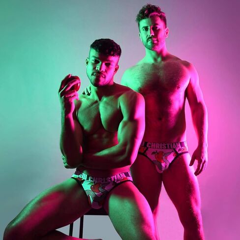 Andrew Christian Eden Brief w/ALMOST NAKED, Multi, Large in Saudi Arabia