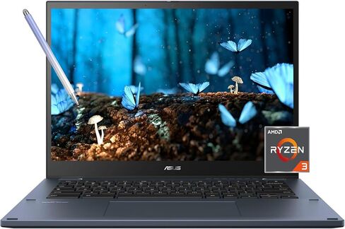 كمبيوتر محمول ASUS Chromebook Light، شاشة عريضة FHD مقاس 17.3 بوصة، إطار نحيف، Intel Celeron N4500، Type-C، Wi-Fi 6، Intel UHD Graphics، عمر بطارية 17 ساعة، كاميرا ويب (ذاكرة الوصول العشوائي DDR4 سعة 4 جيجابايت | بطاقة eMMC سعة 32 جيجابايت + بطاقة SD بسعة in Saudi Arabia
