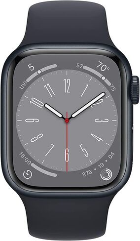 Apple Watch Series 8 (GPS + Cellular, 41MM) Graphite Stainless Steel Case with Midnight Sport Band, M/L (Renewed Premium) in Saudi Arabia