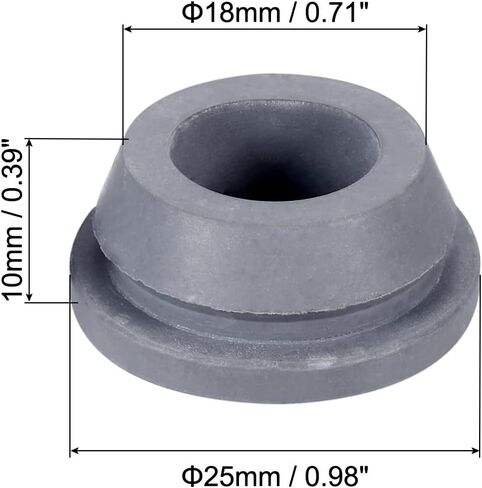 MECCANIXITY Air Conditioner Drain Stoppers 20mm Rubber Plug Replacement Part Accessories for Mini-Split Window AC, Grey Pack of 3 in Saudi Arabia
