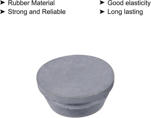 MECCANIXITY Air Conditioner Drain Stoppers 20mm Rubber Plug Replacement Part Accessories for Mini-Split Window AC, Grey Pack of 3 in Saudi Arabia