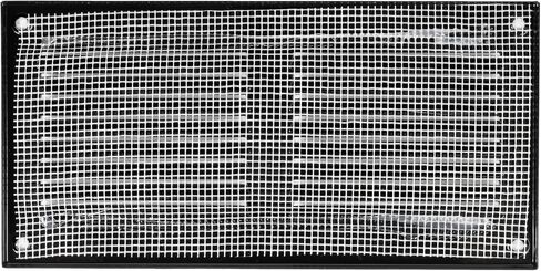 Vent Systems 8'' x 4'' Inch Air Vent Cover - Anthracite - Metal Air Return Grill with Built in Pest Guard Screen HVAC Vent Cover for Home Improvement Vent Duct Cover (7.9 x 3.9 Inches) in Kuwait