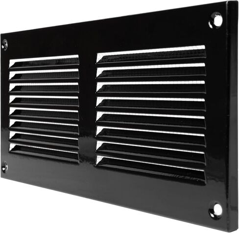Vent Systems 8'' x 4'' Inch Air Vent Cover - Anthracite - Metal Air Return Grill with Built in Pest Guard Screen HVAC Vent Cover for Home Improvement Vent Duct Cover (7.9 x 3.9 Inches) in Kuwait