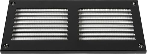 Vent Systems 8'' x 4'' Inch Air Vent Cover - Anthracite - Metal Air Return Grill with Built in Pest Guard Screen HVAC Vent Cover for Home Improvement Vent Duct Cover (7.9 x 3.9 Inches) in Kuwait