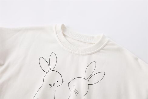 Girls Sweatshirts for Toddler Clothes Unicorn Crewneck Pullover Girl Top Long Sleeve Jumper fall for Kids 1-7 Years in Kuwait