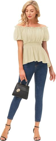 Scarlet Darkness Renaissance Shirt Women Medieval Pirate Steampunk Tops Blouse in Saudi Arabia
