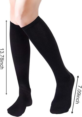 Hanes Women's comfort Soft Knee High Socks, Lightweight, Soft and Silky, Casual, 2 pack, Solid/Grey&Blue size 5-9 in Saudi Arabia