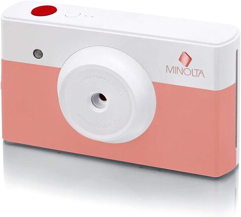 Minolta MNCP10 Instapix Instant Print Digital Camera, 10MP (Charcoal) | G-sensor protects important footage while loop recording keeps you ready for every drive. in Saudi Arabia