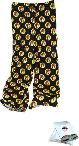 ملابس نوم بيجامة سوداء مطبوعة من Buc-ee للبالغين والرجال والنساء in Kuwait