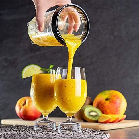 Moss & Stone Smoothie Blender, Compact Personal Blender with Additional Blender Cups Bullet Shape For Frozen Drinks, Mini Blender & To-Go Portable Cups with Lids, Juice Blender & Smoothie Maker in Kuwait