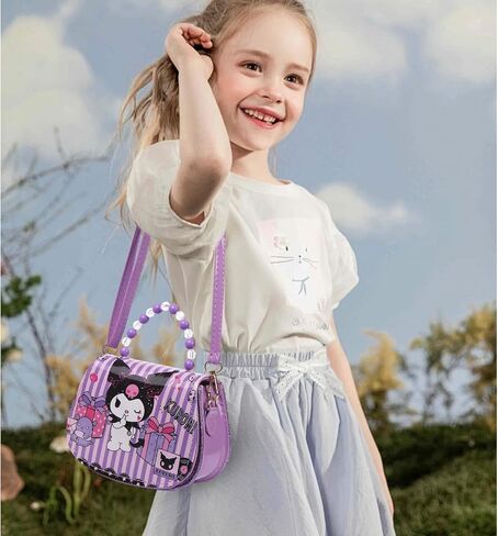 Little Girl Purse Kids Cute Cartoon Crossbody Bag Kawaii Anime Wallet Purses Toddler Shoulder Bag in Saudi Arabia