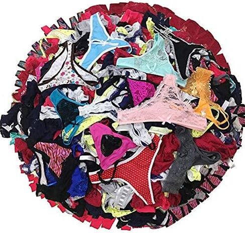 Women's Thongs pack T-Back Thong G-String Bikini Underwear panties(16pcs) in Saudi Arabia