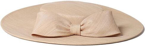 F FADVES قطع زينة النساء واسعة حافة 20s 50s ديربي قبعة مستديرة قبعة Bowknot كوكتيل الشاي حفلة الكنيسة فستان القبعات in Kuwait