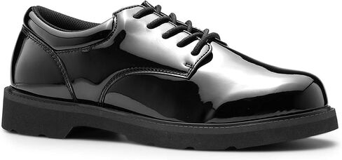 Maelstrom High Glossy Black Duty Oxford Shoes Black Size: 12 Wide in Kuwait