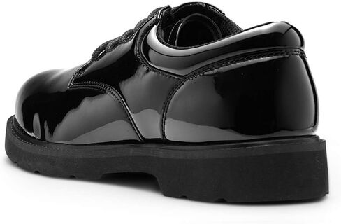 Maelstrom High Glossy Black Duty Oxford Shoes Black Size: 12 Wide in Kuwait
