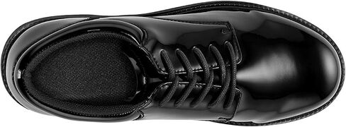 Maelstrom High Glossy Black Duty Oxford Shoes Black Size: 12 Wide in Kuwait