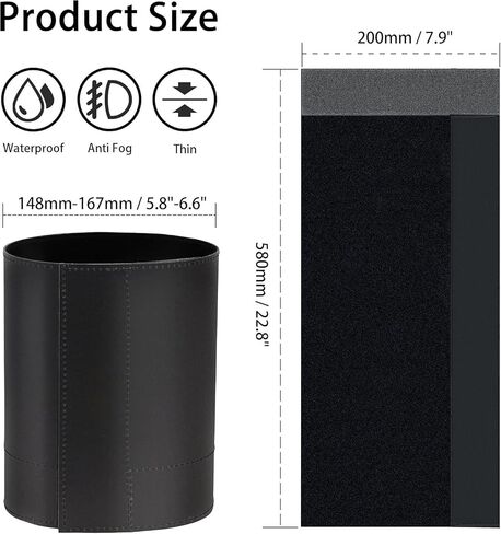 Astromania Flexible Dew Shield for Telescope Front Outer Diameter 250-270mm | Compact & Space-Saving,Velvet Finish - Black Anti-Dew,Anti-Reflection Textile Coating,Available For Various OTA Diameters in Saudi Arabia