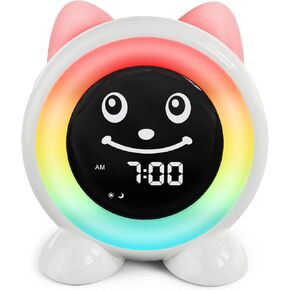 Toddlers Sleep Training Clock, Kids Alarm Clock with Night Light & Nap Timer, Ok to Wake Clock for Girls and Boys