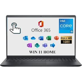 Dell Inspiron 15 3000 3520 Business Laptop Computer[Windows 11 Pro], 15.6'' FHD Touchscreen, 11th Gen Intel Quad-Core i5-1135G7, 16GB RAM, 1TB PCIe SSD, Numeric Keypad, Wi-Fi, Webcam, HDMI, Black