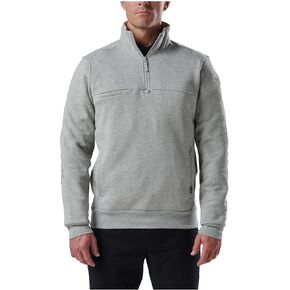 5.11 Tactical Job Shirt With Canvas 2.0 Quarter Zip Pull Over With Collar, Style 72535, Fire Navy