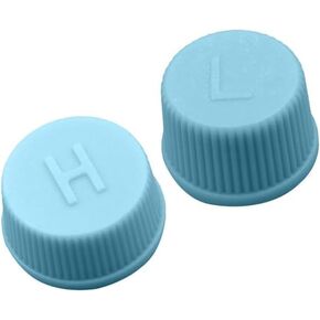2 Pcs Blue Replacement Valve Caps for Car Air Conditioning, Leakproof R134a AC System Charging Port Caps (High and Low Pressure) Valves,Heating,Heater Control Valves