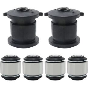 48725-33050 42210-20010 4872533050 4221020010 6PCS Rear Control Arm Bushing Steering Knuckle Bushings-2 Bushings Kits (Each Kit Includes 3 Rear Rocker Arm Steering Knuckle Bushes)