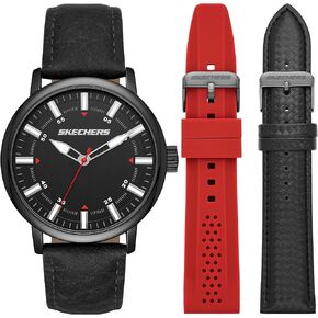 Skechers Men's Watch and Stackable Bracelet or Interchangeable Band Gift Set