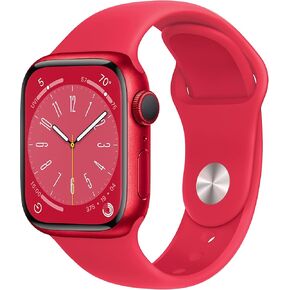 Apple Watch Series 8 (GPS, 45MM) - Starlight Aluminum Case with Starlight Sport Band (Renewed Premium)