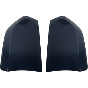 Tail Light Cover Guard Trim Bezel Frame Decor Exterior Accessories Compatible with Chrysler 300 2015-2023 Smoked Black