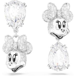 SWAROVSKI Disney Minnie Mouse Pendant, White, Rhodium Finish