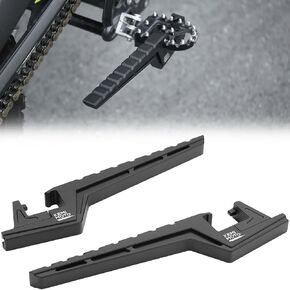 KEMIMOTO Universal Passenger Footpegs Compatible With Enduros and Surron Segway X160 X260 Motorcycle Dirt Bike Footpegs Dirt Bike Passenger Pedals, Black