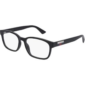 Gucci Gucci-Logo GG0749O 004 Eyeglasses Men's Black Full Rim Optical Frame 55mm