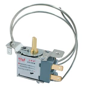 Luomorgo Refrigerator Temp Control Freezer Temperature Control Thermostat 2 Pin with Nut WPF24-L
