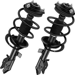 2PCS Front Complete Struts Assembly w/Coil Spring Fit for 2007-2017 for Jeep Compass Patriot 2007-2012 for Dodge Caliber Shock Absorber Assembly Replace OE 172367 172368
