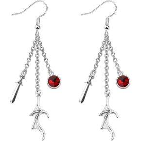 OKEYCH Bat B-oys Inspired Gift Azriel Rhysand Cassian Fan Gift A Court of Thorn and Roses Jewelry S-JM Bookish Gift in Kuwait