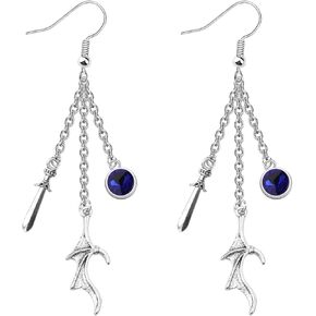 OKEYCH Bat B-oys Inspired Gift Azriel Rhysand Cassian Fan Gift A Court of Thorn and Roses Jewelry S-JM Bookish Gift