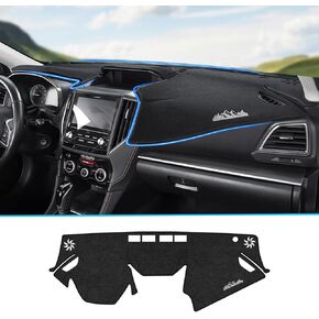 MASHA Dashboard Cover for Dodge Ram, Flannel Dashboard Pad Dash Mat Compatible with Dodge Ram 1500 2500 3500 2019-2023 2024 2025 Dashboard Decorative Interior Auto Accessories (without HUD)