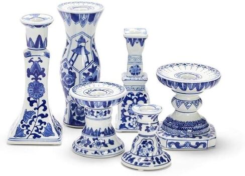 Two's Company Canton Collection Set of 6 Candleholders in Saudi Arabia