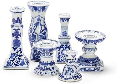 Two's Company Canton Collection Set of 6 Candleholders in Saudi Arabia
