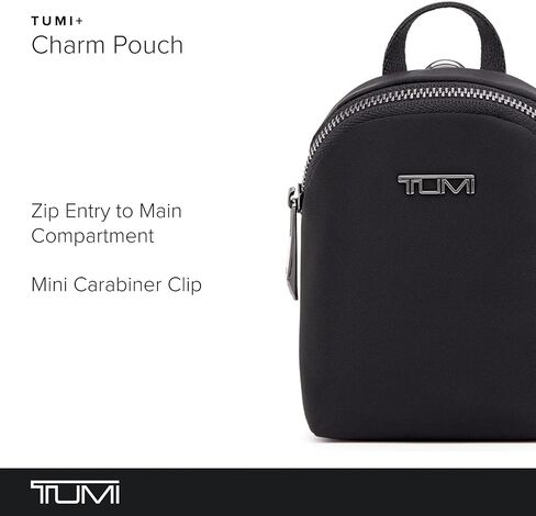 TUMI TUMI+ Charm Pouch - Black/Gold in Saudi Arabia