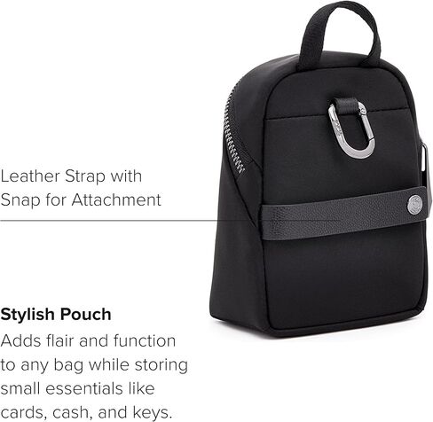 TUMI TUMI+ Charm Pouch - Black/Gold in Saudi Arabia