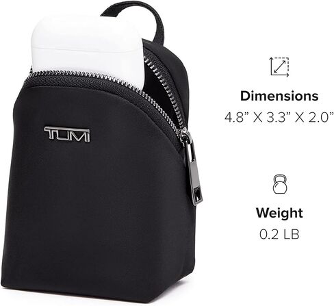 TUMI TUMI+ Charm Pouch - Black/Gold in Saudi Arabia