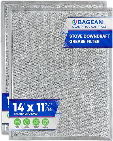 فلتر الشحوم البديل 707929 للعديد من غطاء محرك السيارة Maytag Jenn-Air مقاس 14 × 11.4 بوصة (عبوة من قطعتين) in Kuwait