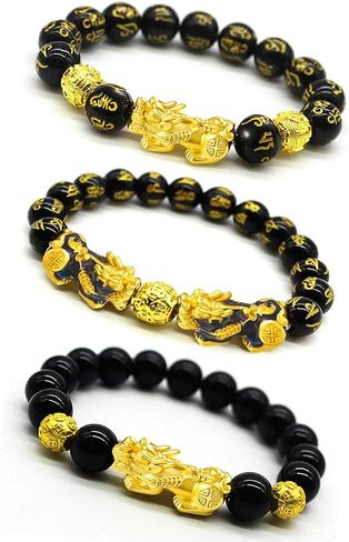 ريوسو فنغ شوي أساور الحظ السعيد للرجال والنساء حجر السج الخرزة التنين محظوظ سحر سوار Pixiu بي ياو جذب الثروة المال فنغ شوي المجوهرات in Kuwait