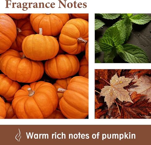 ديكور الخريف - ديكورات الخريف للمنزل - شموع أوراق القيقب الخريفية - ديكور جمالي ريفي لمزرعة القرية لطاولات الغرف الداخلية - هدايا للنساء في عيد ميلاد الخريف/الهالوين in Kuwait