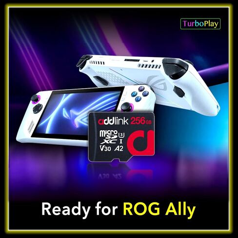 addlink 512GB Gaming microSD Express Card for Nintendo-Switch 2, Speed Up to R/W 880/750 MB/s MicroSDXC Express Memory, ROG Ally, Steam Deck, Camera UHS-I, C10, U3, V30, Full HD 4K in Kuwait