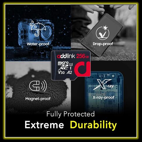 addlink 512GB Gaming microSD Express Card for Nintendo-Switch 2, Speed Up to R/W 880/750 MB/s MicroSDXC Express Memory, ROG Ally, Steam Deck, Camera UHS-I, C10, U3, V30, Full HD 4K in Kuwait