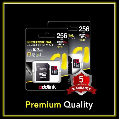 addlink 512GB Gaming microSD Express Card for Nintendo-Switch 2, Speed Up to R/W 880/750 MB/s MicroSDXC Express Memory, ROG Ally, Steam Deck, Camera UHS-I, C10, U3, V30, Full HD 4K in Kuwait